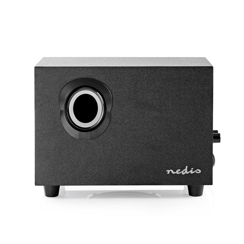 Nedis - Högtalarsystem - för persondator - 2.1-kanals - 16 Watt (Total) - svart, bild 2