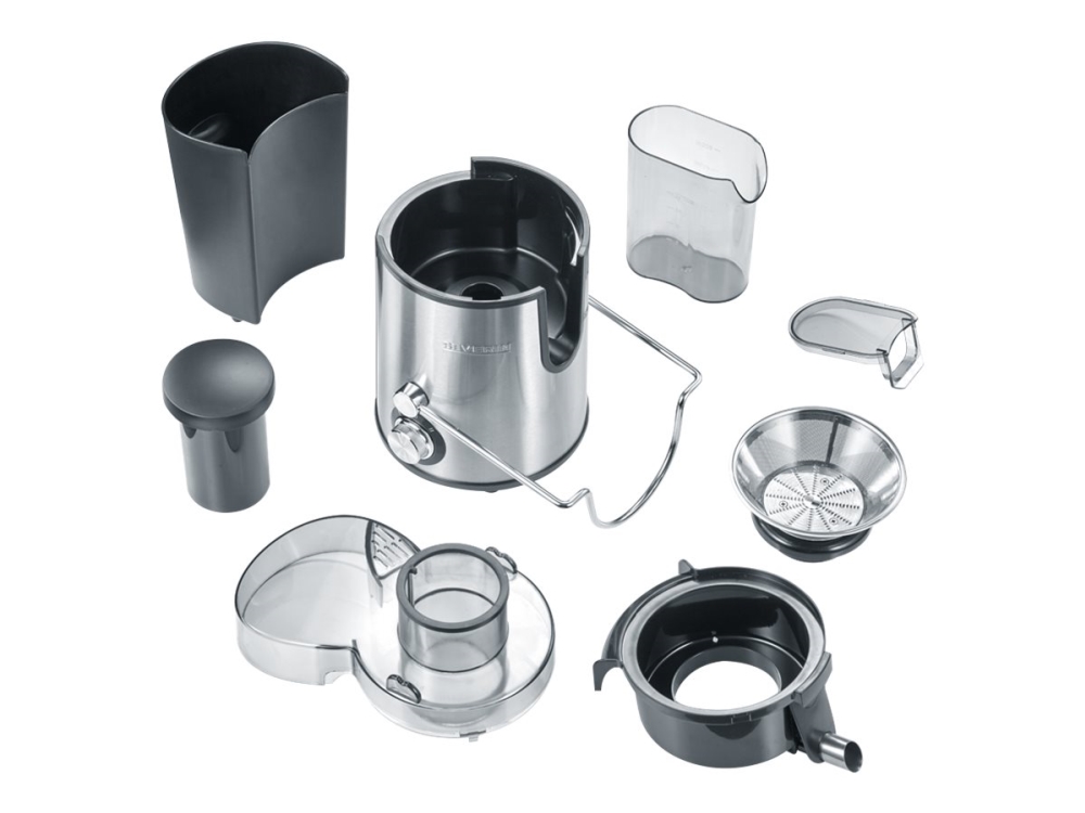 SEVERIN ES 3566 - Råsaftcentrifug - 0.5 liter - 400 W - rostfritt stål/svart