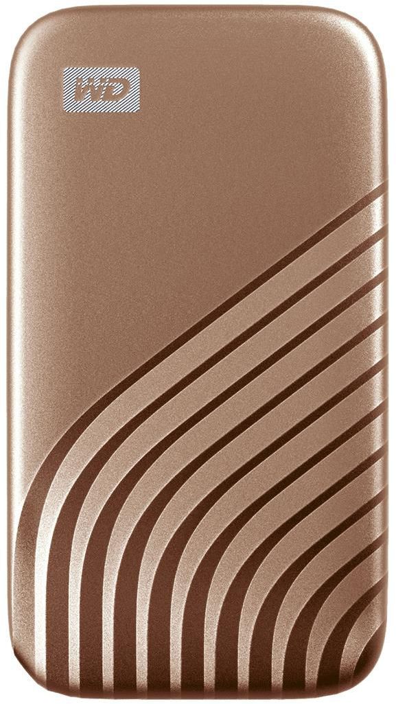 2 TB WD My Passport SSD, USB-C 3.2 Gen 2 inkl. adapter till USB-A - Guld, bild 2