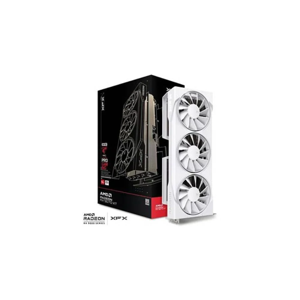 XFX Swift Radeon RX 9070 XT 16GB White