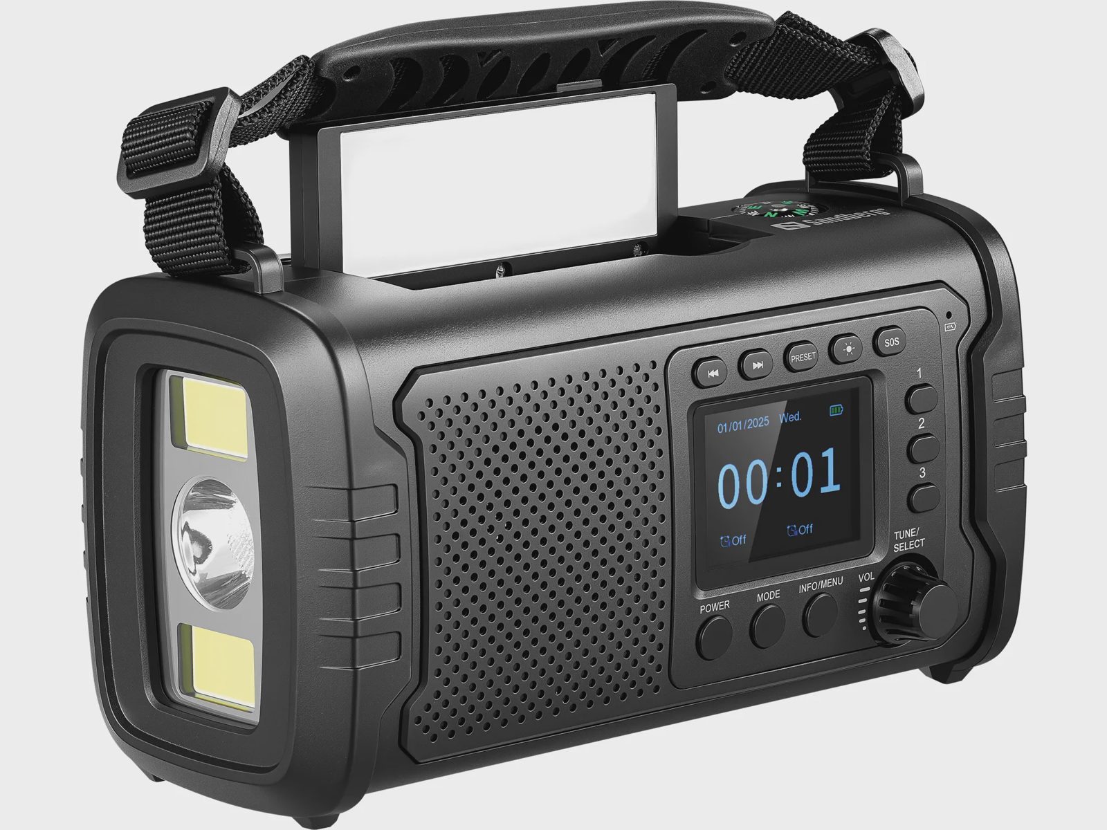 Sandberg Survivor DAB+-radio All-in-1 20000 mAh powerbank