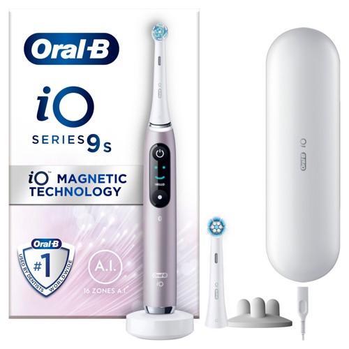 Oral-B iO9S eltandborste, Rose Quartz