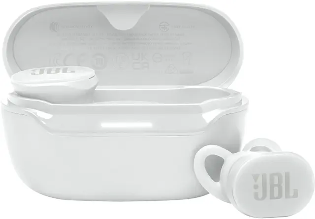 JBL Endurance Race 2 true wireless in-ear hörlurar (vit)