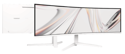 Arozzi Nova UWQHD | VA | 165 Hz | 49" gamingskärm (vit), bild 2