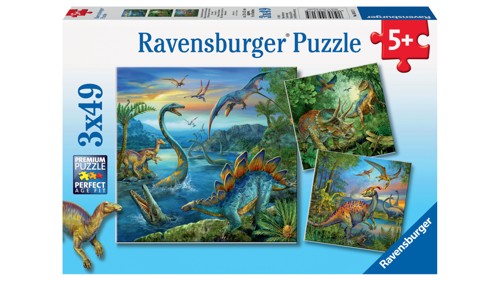 Ravensburger Pussel: Dinosaur Fascination 3x49 Bitar, bild 3