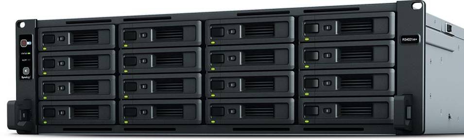 Synology RackStation RS4021xs+, 16-Bay NAS, Intel Xeon 8-Core 2,1GHz CPU, 16 GB RAM, 2x10GbE, 4x1GbE, rackmonterbar 3U, bild 2