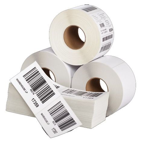 Etiketter Zebra Z-Select 2000D 57x32mm, DT, 2100 etiketter/rulle, 12 rullar/box, bild 3