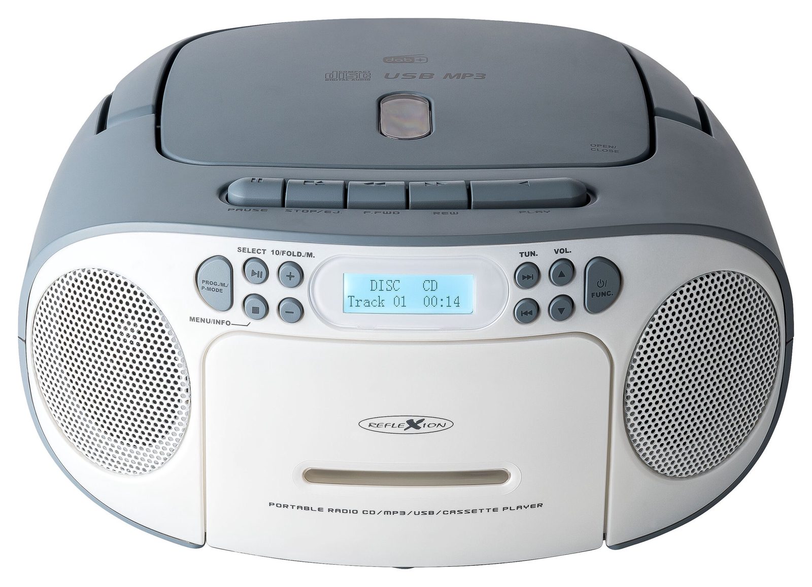 CD-radio Reflexion Reflexion Reflexion DAB+, FM, DAB Hvid, Blå