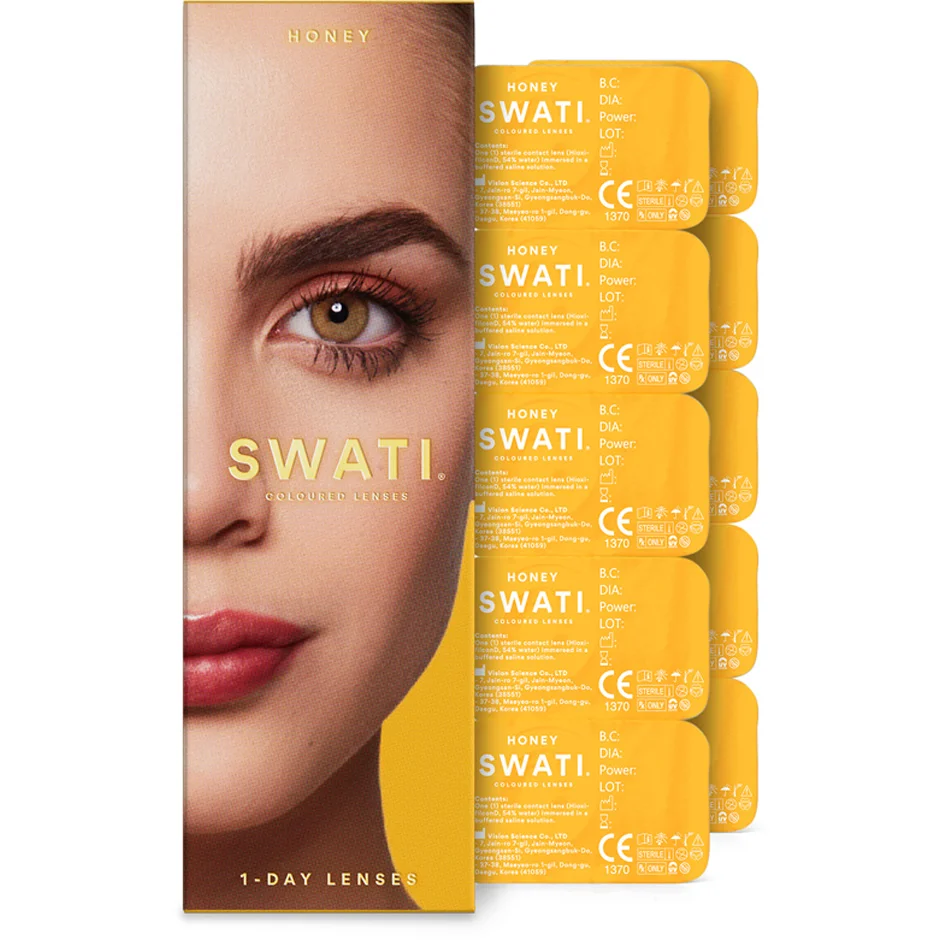 SWATI Cosmetics Coloured Lenses Honey 1-Day Lenses 1-Day Lenses