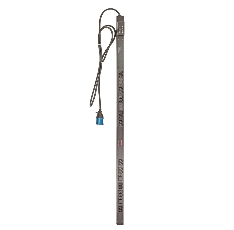 APC Basic Rack PDU Zero U - Grenuttag (kan monteras i rack) - AC 230 V - ingång: IEC 60309 - utgångskontakter: 24 (power IEC 60320 C13, IEC 60320 C19) - 0U - 3.1 m sladd - svart - för P/N: SMX1500RM2UCNC, SMX2KR2UX145, SMX3KR2UNCX145, SMX750C, SMX750CNC, SMX750CUS, bild 2