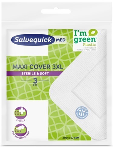 SalvequickMED Maxi Cover 3XL 9,7 x 20 cm, 3 st