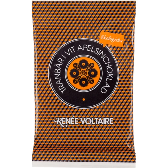 Renée Voltaire Tranbär i vit apelsinchoklad 45 g