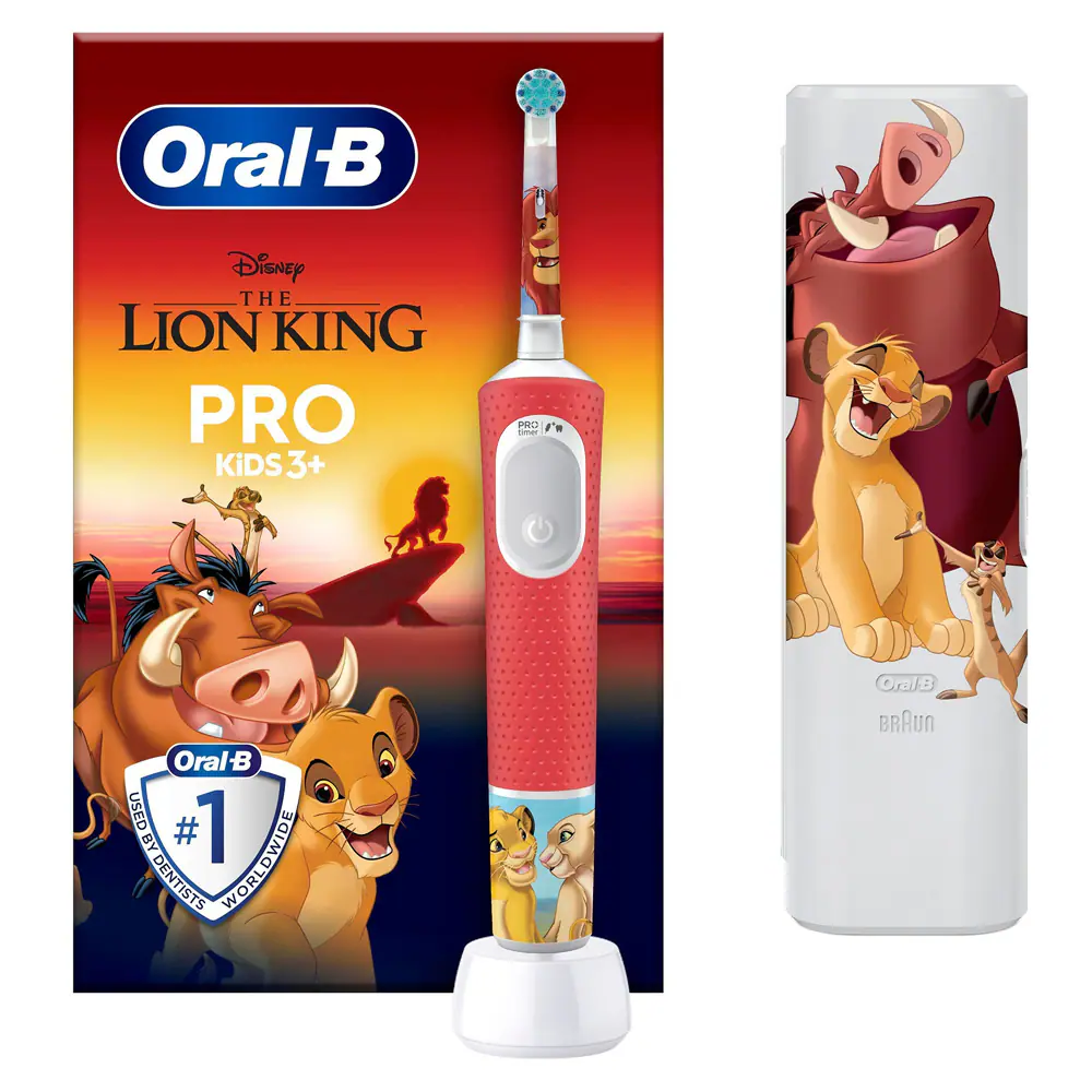 Oral-B Vitality Pro Kids Lion King eltandborste 297257 (röd)