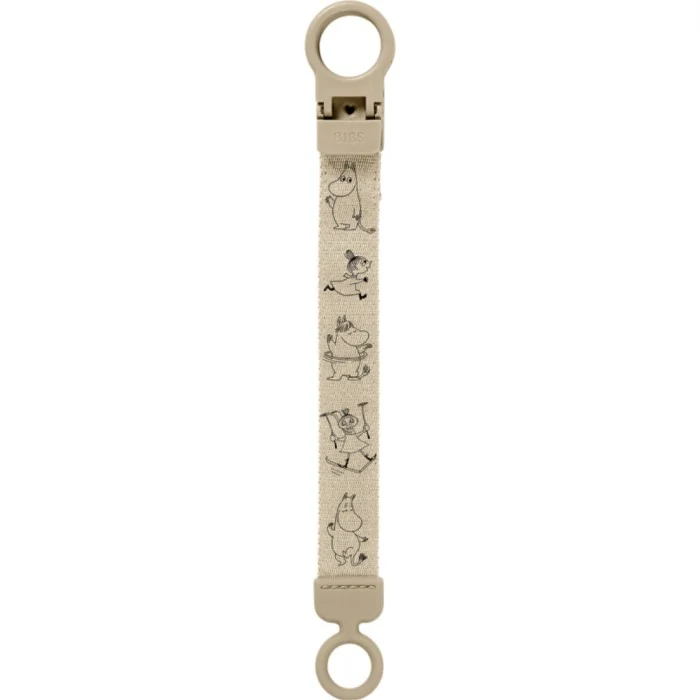 BIBS x Moomins Pacifier Clip Loop Vanilla