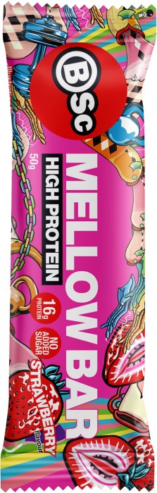 BSc Mellow Bar, Strawberry, 50 g