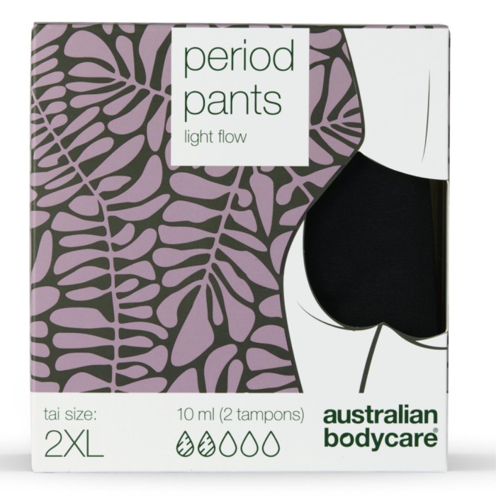 Australian Bodycare Period Pants Midi, Light Flow XXL