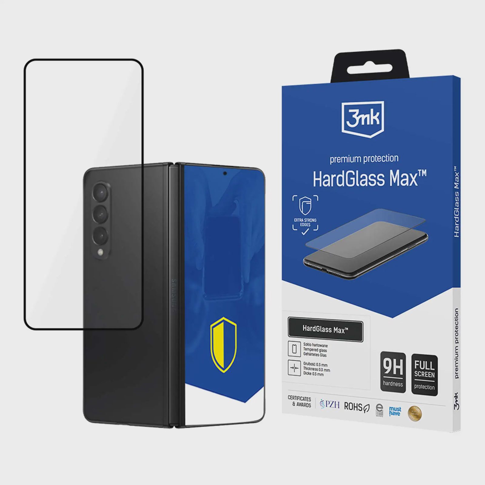 Samsung Galaxy Z Fold 5 (framsida) – 3mk HardGlass Max™