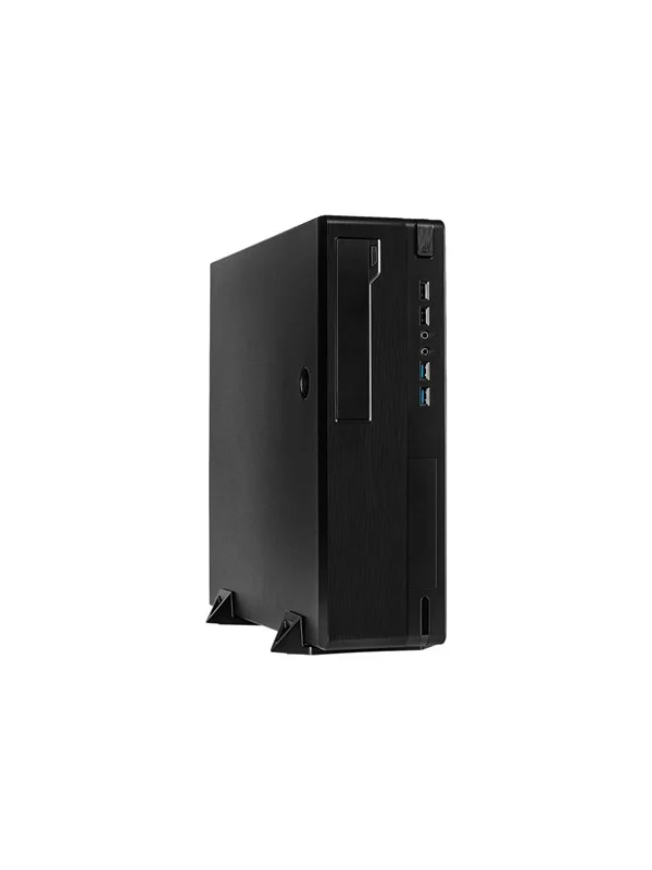 Inter-Tech IT-502 Desktop - Chassi - Desktop - Svart