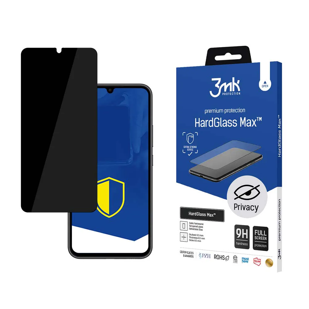 Samsung Galaxy A34 5G - 3mk HardGlass Max Privacy™ - Samsung Galaxy A34 5G