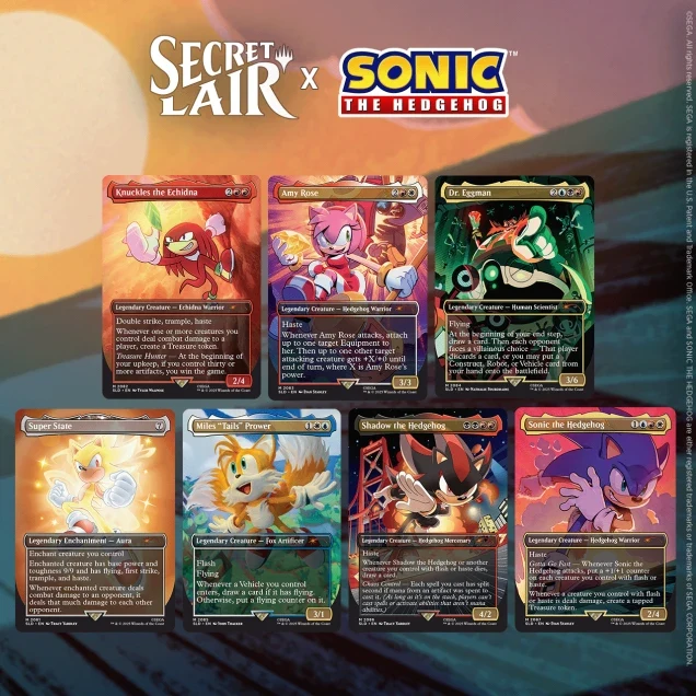 Magic WPN Secret Lair Drop Series - Sonic Friends & Foes