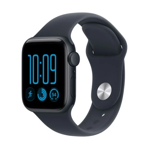 Apple Watch SE 3 GPS 40 mm midnatt aluminium, marinblå Sportband - S/M, bild 5