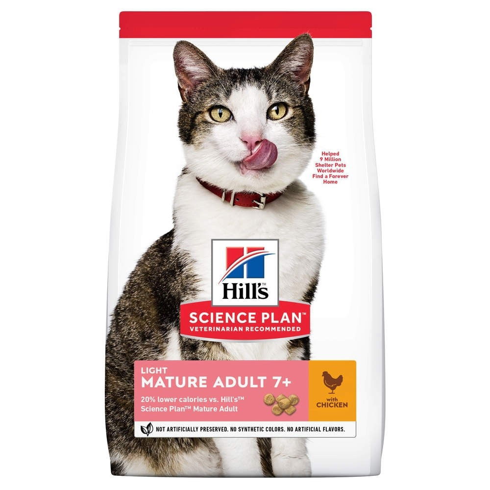 Hill's Science Plan Cat Mature Adult 7+ Light Chicken 1,5 kg