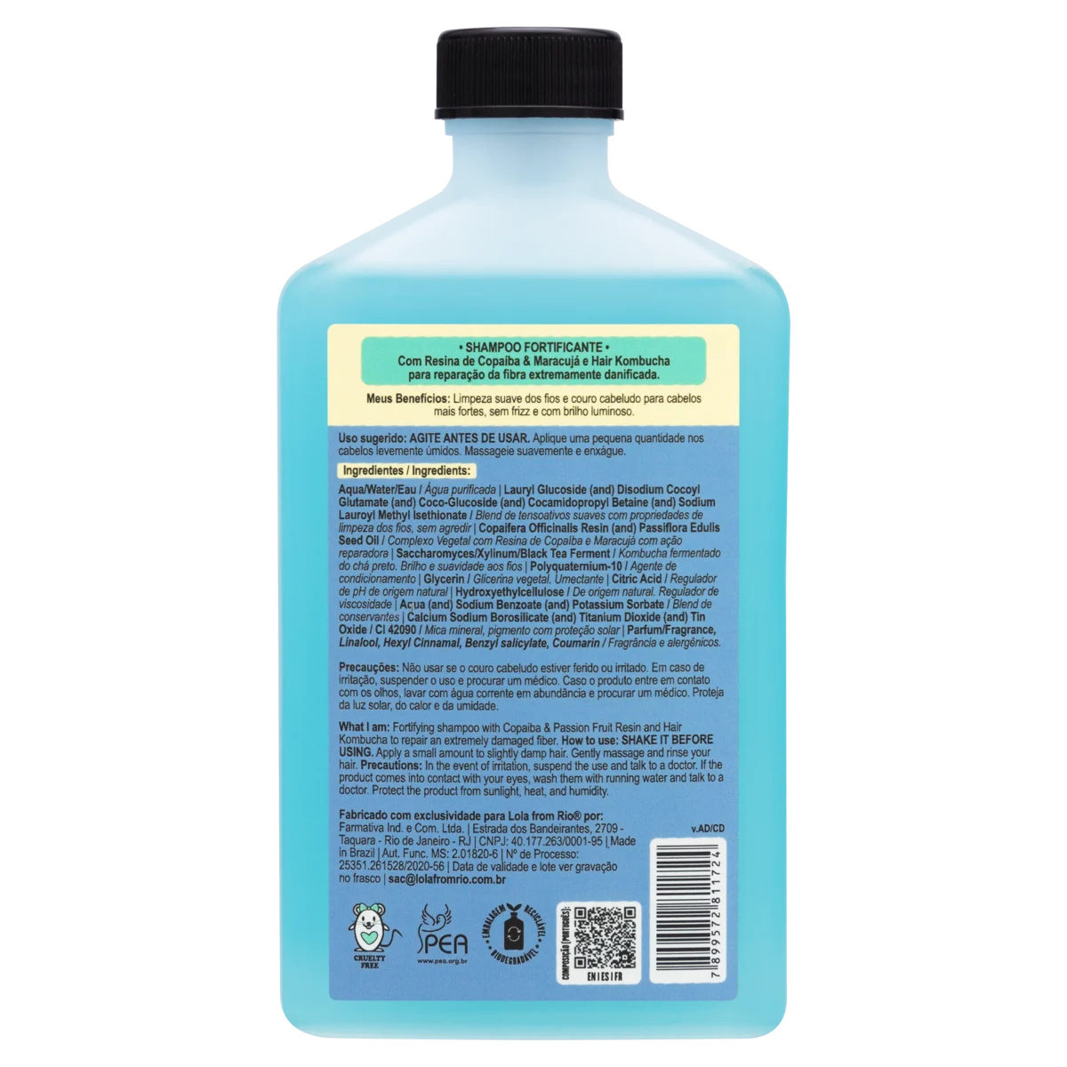 Lola from Rio Danos Vorazes Fortifying Shampoo 250 ml, bild 2