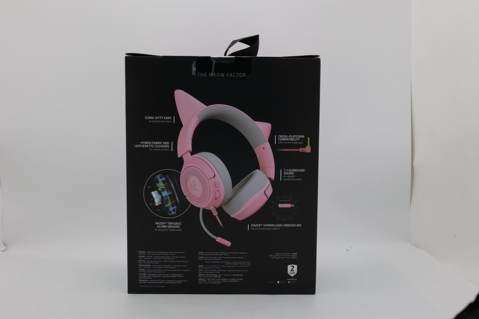 Razer Kraken Kitty V3 X gaming headset, bild 3