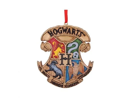 Harry Potter Hogwarts Crest Hanging Ornament 8cm, bild 2