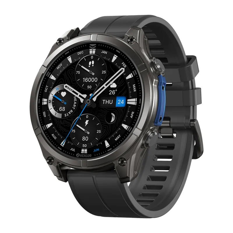 Zeblaze Vibe 8 Abyss smartklocka 1,43 AMOLED 5 ATM, svart