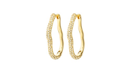 PILGRIM - AVOLA Hoop Earrings - Gold-Plated - 40 mm, bild 3