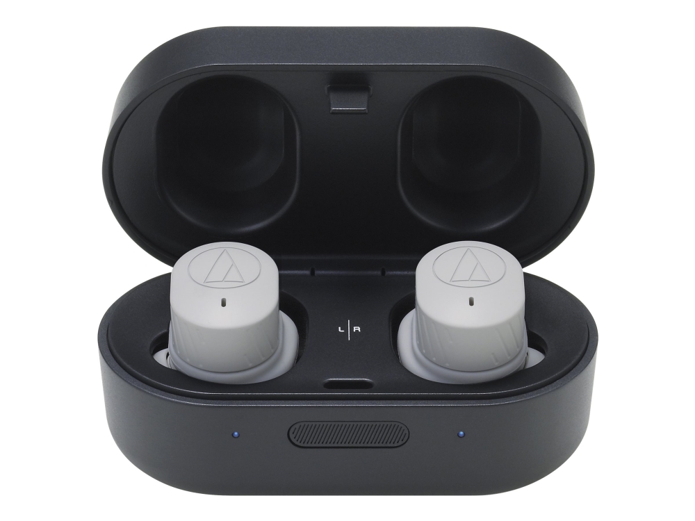 Audio-Technica ATH-SPORT7TW helt trådlösa hörlurar Bluetooth, grå