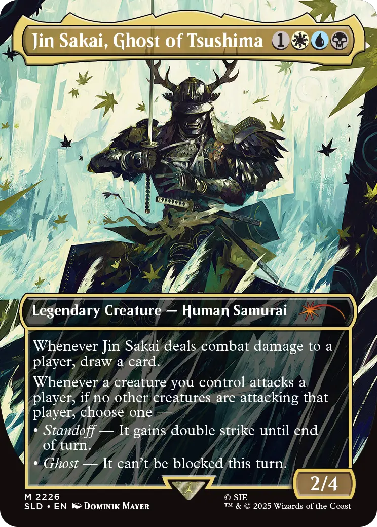 Magic the Gathering Secret Lair x Playstation Ghost of Tsushima (Non-Foil)