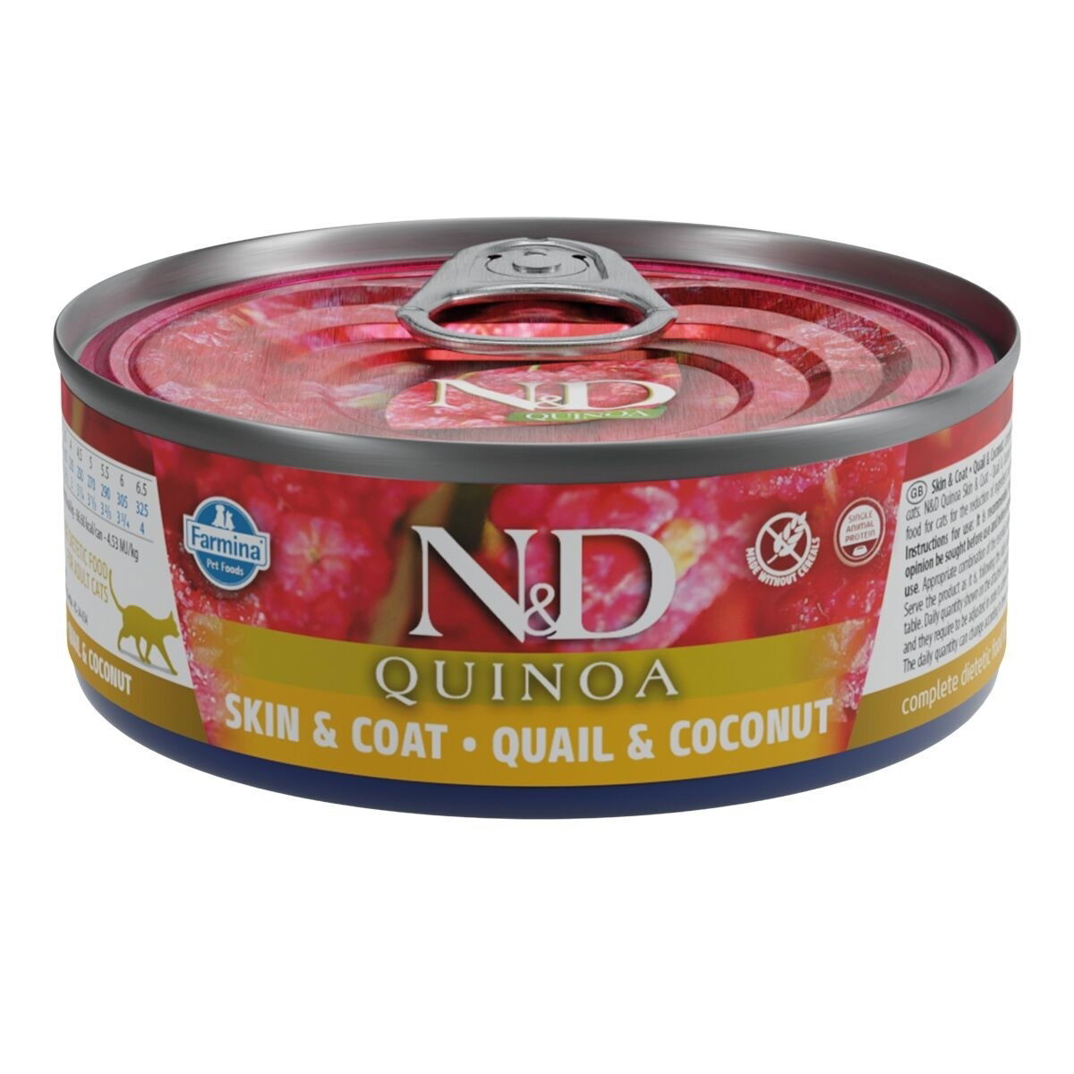 Farmina N&D Cat Quinoa, Quail & Coconut 80 g