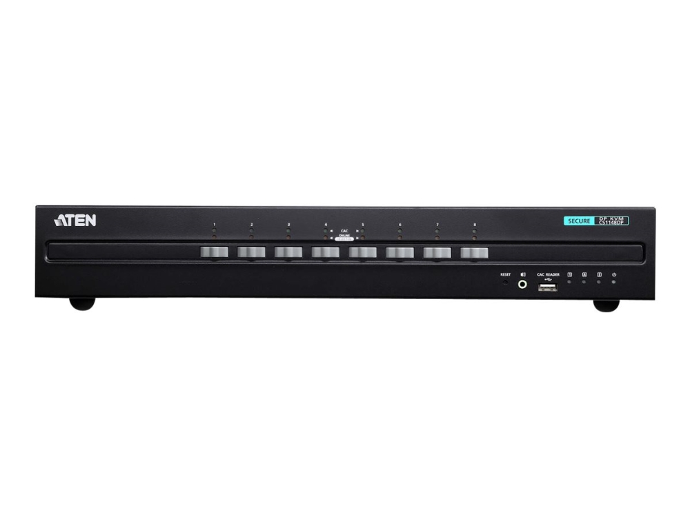 ATEN CS1148DP - PSS PP v3.0 Compliant - omkopplare för tangentbord/video/mus/ljud - 8 x KVM/ljud - 1 lokal användare - skrivbordsmodell