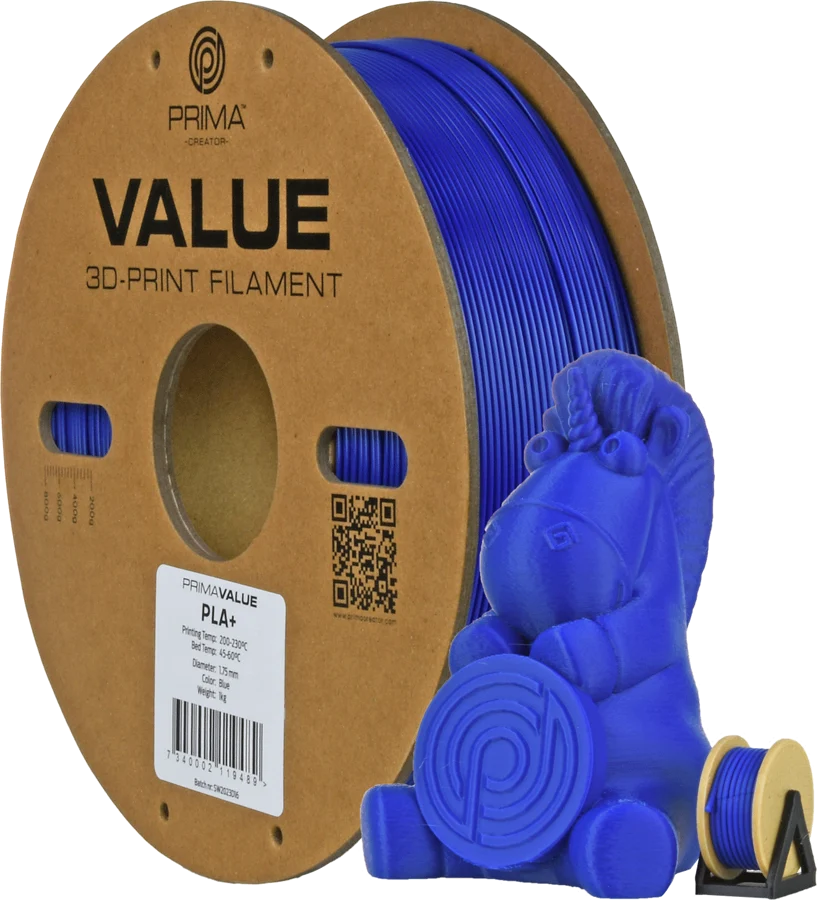 Prima Creator Prima Value PLA+ 1.75mm 1kg - Blå