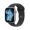 Apple Watch Series 11 GPS + Cell 46 mm rymdgrå aluminum, svart sportband - M/L
