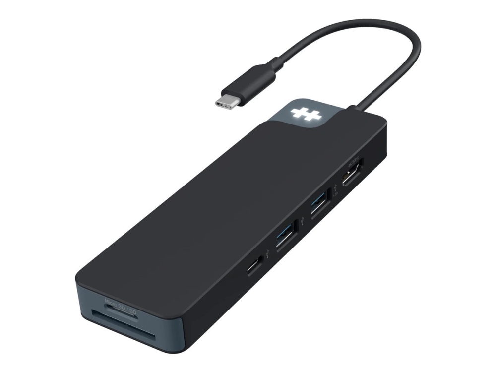 HyperDrive Flex 8 Port USB-C Hub - Svart