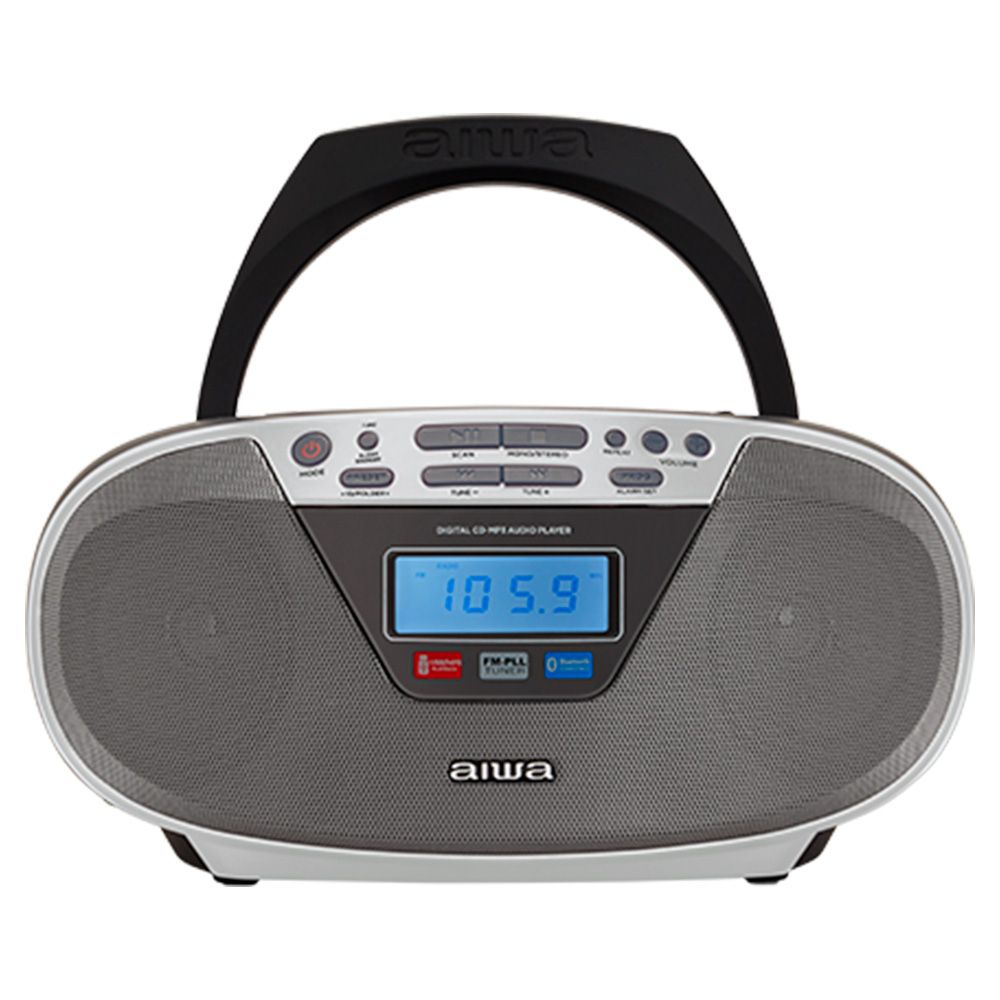 Aiwa BBTU-400SL, Analog och digital, FM, Spelare, CD, CD-R, CD-RW, Topp, 6 W