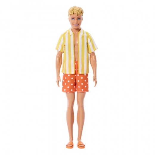 Barbie Fashionista Style Ken - Prickiga shorts och randig skjorta #252, bild 5