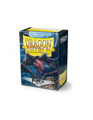 Dragon Shield Matte Sleeves Black 63x88 mm (100 in box)