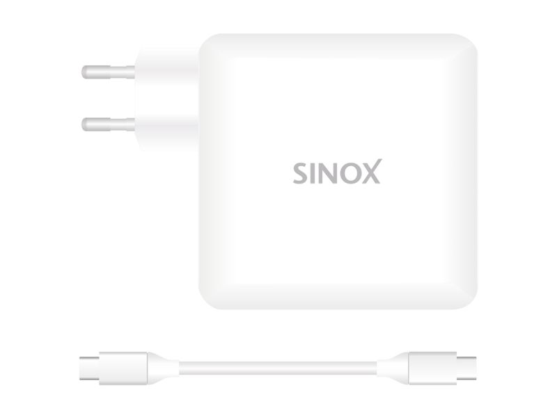 Sinox Macbook™ USB C 65W GaN ersättningsladdare Strömförsörjning - 80 Plus