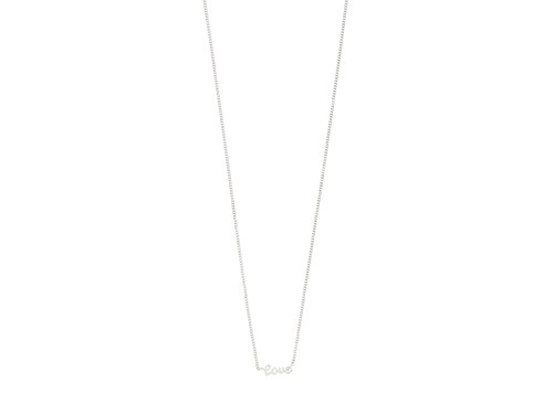 PILGRIM - LOVE Necklace - Silver-Plated - 38 cm + 9 cm Extension Chain, bild 2