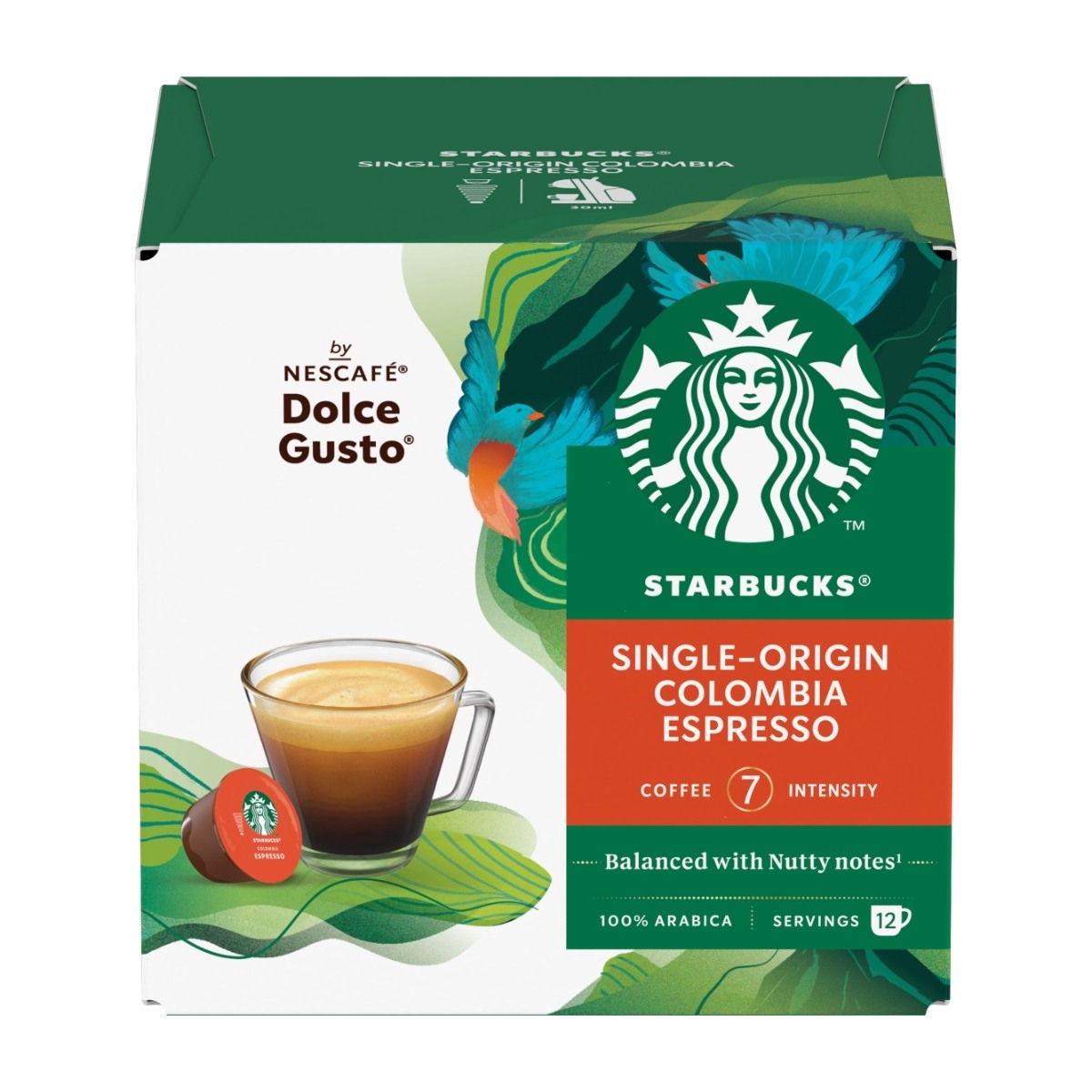 Starbucks® Single-Origin Colombia kaffekapslar från NESCAFÉ® Dolce Gusto®, 12 st