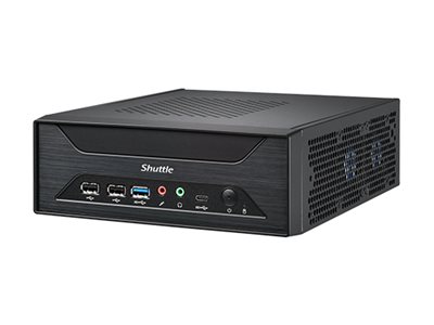 Shuttle XPC slim XH810 - Barebone - Slim-PC LGA1851-uttag - Intel H810 Express - ingen CPU - RAM 0 GB - Gigabit Ethernet, 2.5 Gigabit Ethernet