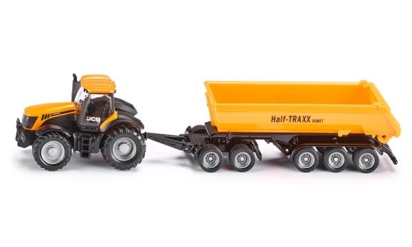 Siku 1:87 Jcb With Dolly And Tipping Trailer