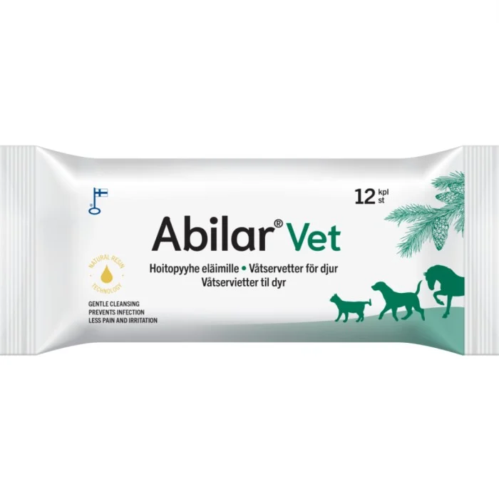 Abilar Vet Våtservetter för djur 12 st