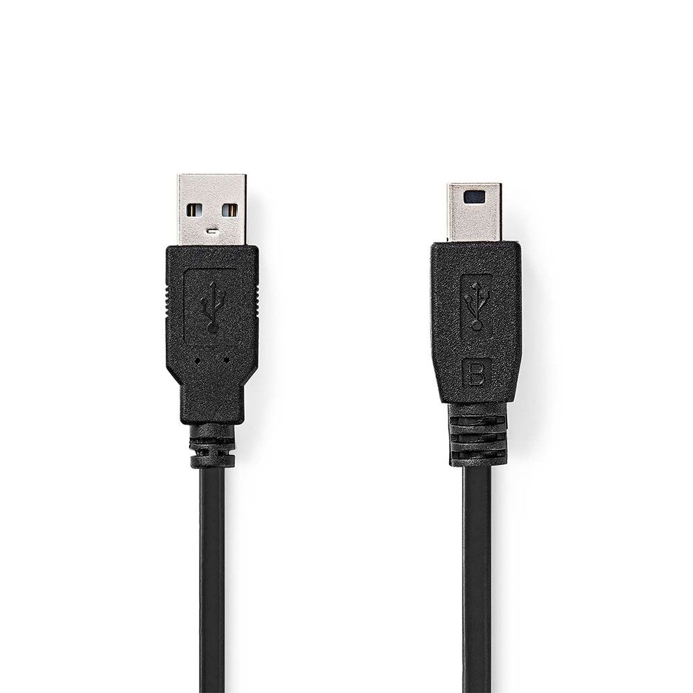 Nedis USB-A (Male) - Mini USB (Male) Kabel, 2m