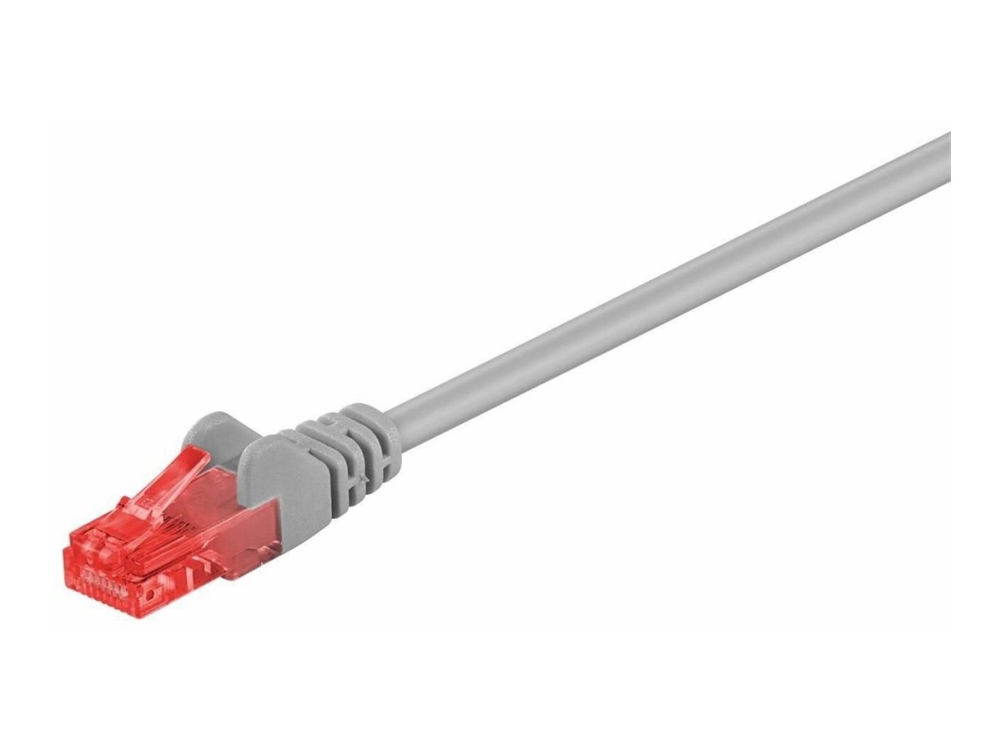 MicroConnect - Nätverkskabel - RJ-45 (hane) till RJ-45 (hane) - 3 m - UTP - CAT 6 - grå