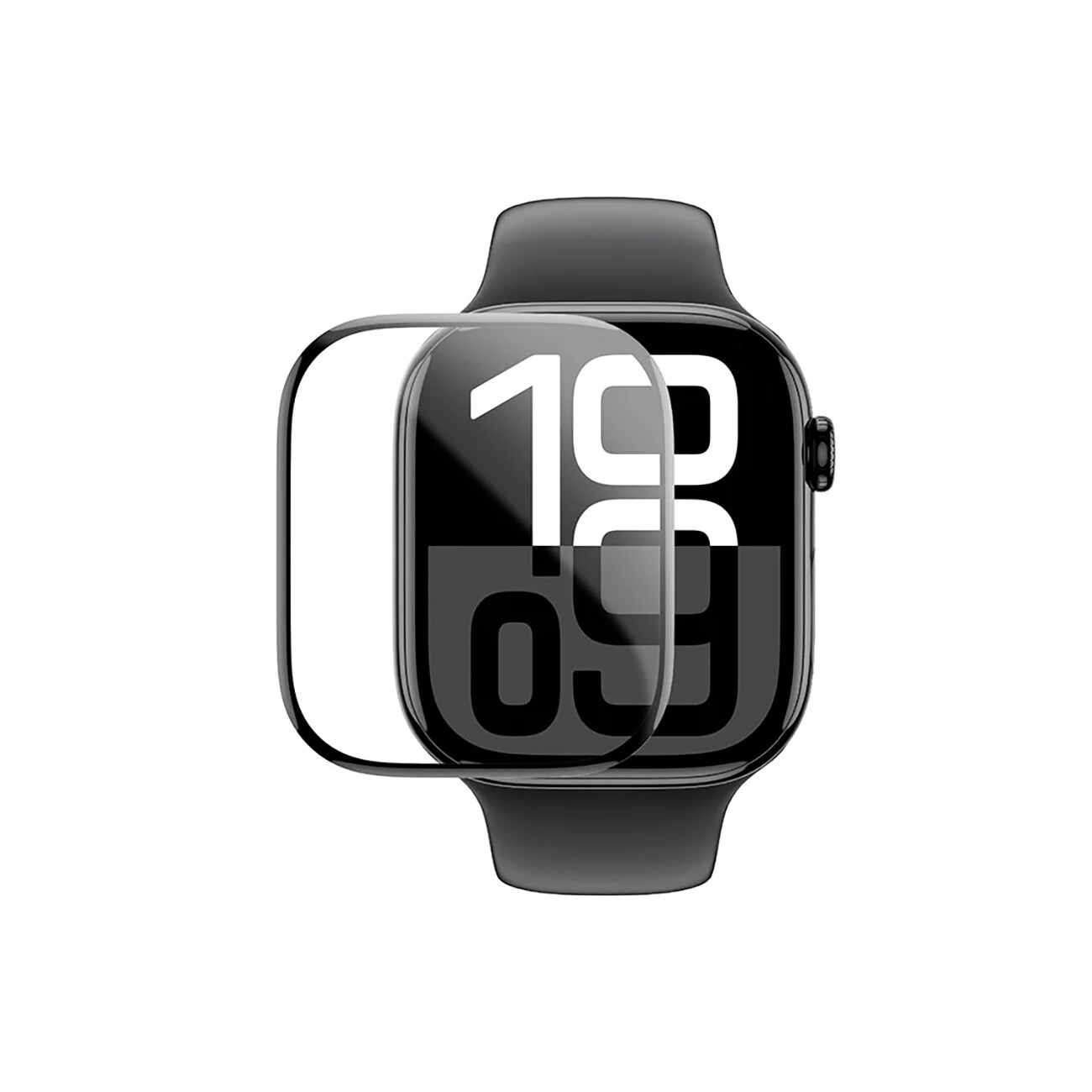 AmazingThing Radix Film Skyddsfilm med svart ram för Apple Watch 42mm, bild 3